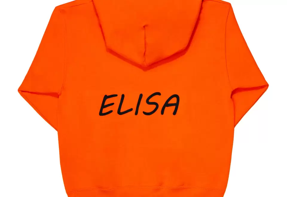 Club hoodie voorbeeld met naam