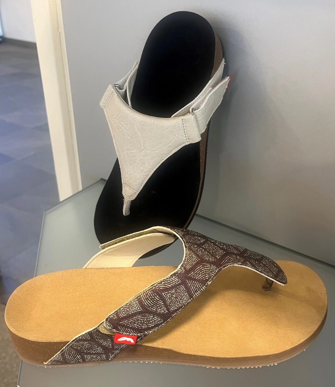 Slippers met aanpassingen